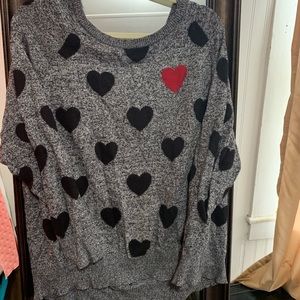 Torrid hearts sweater